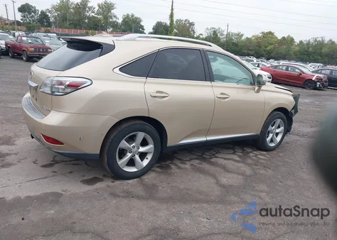 2010 Lexus Rx 350 z USA, uszkodzony, nr VIN 2T2BK1BA3AC039280